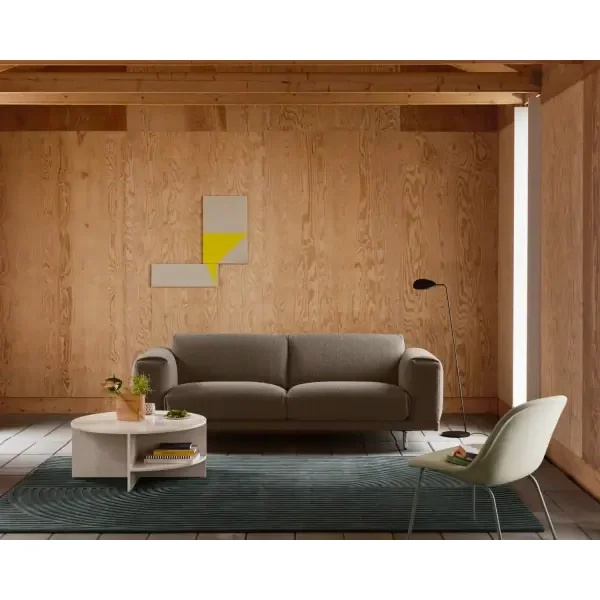 Muuto Rest sofa 3-seater Hearth 6 grey-black legs – image 2