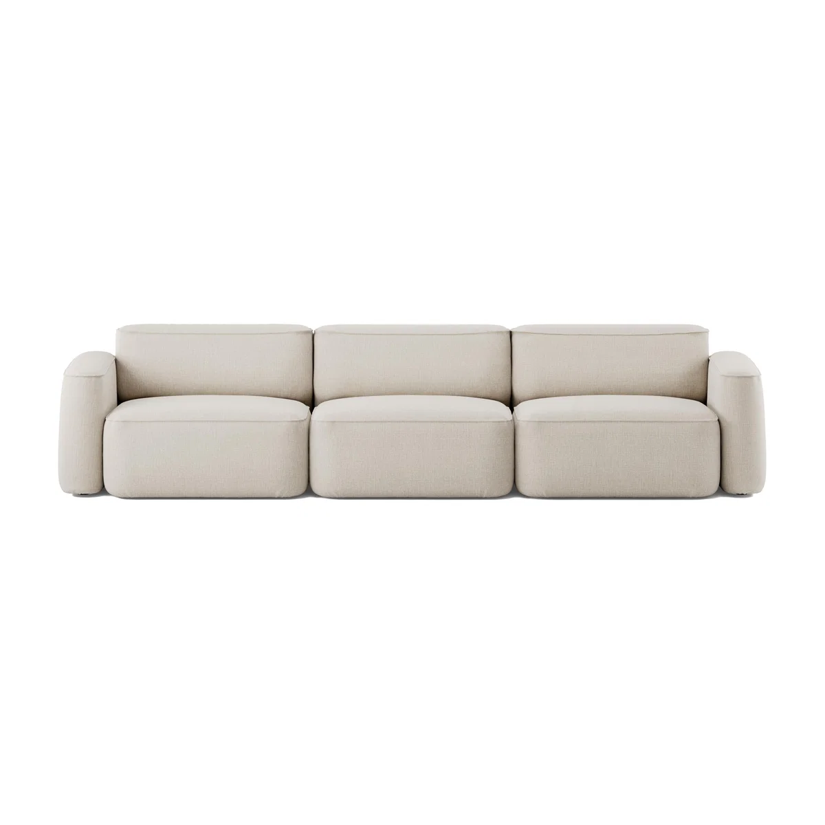 Massproductions Patch 3-seater sofa Linara 05 Porridge – image 1