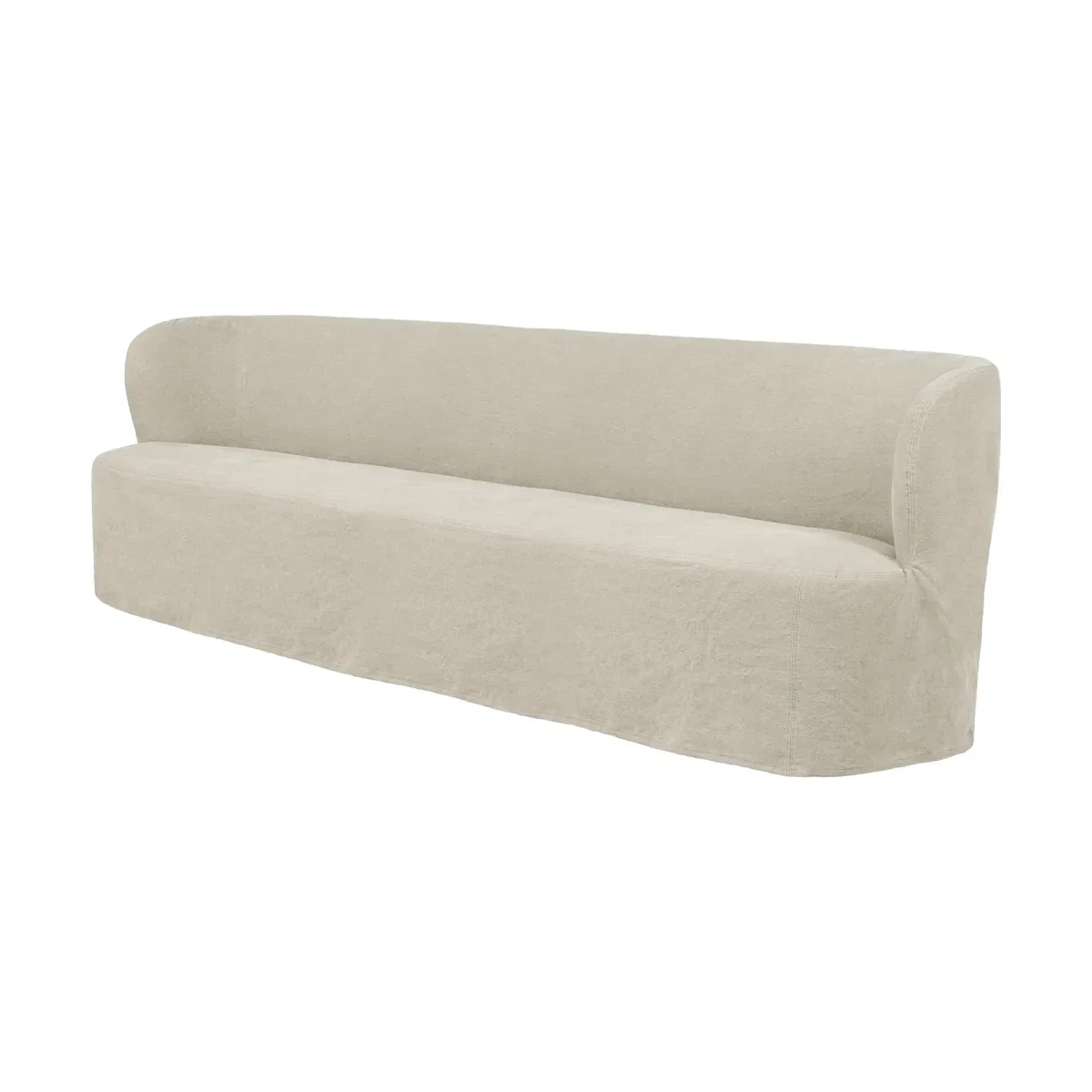 GUBI Stay Slipcover sofa Linen 0023 260x70 cm 4-seater – image 3