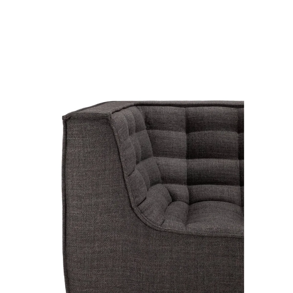 Ethnicraft N701 sofa 2-seater Dark grey with armrests – image 2