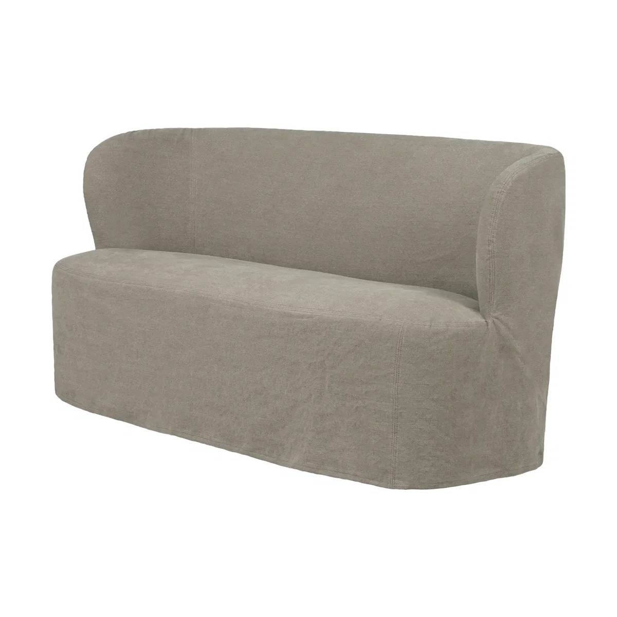 GUBI Stay Slipcover sofa Linen 0024 150x70 cm 2-seater – image 4