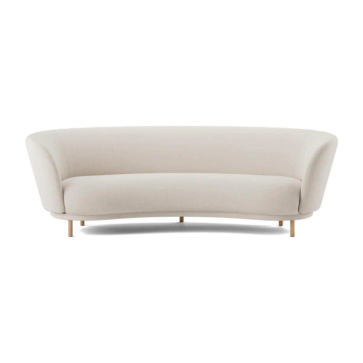 Massproductions Dandy 3-seater sofa Natural oak-Linara 05 Porridge – image 1