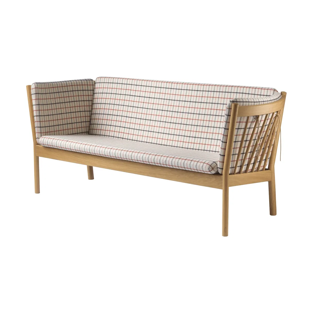 FDB Møbler L45 MK154 sofa Lacquered oak–beige fabric – image 2