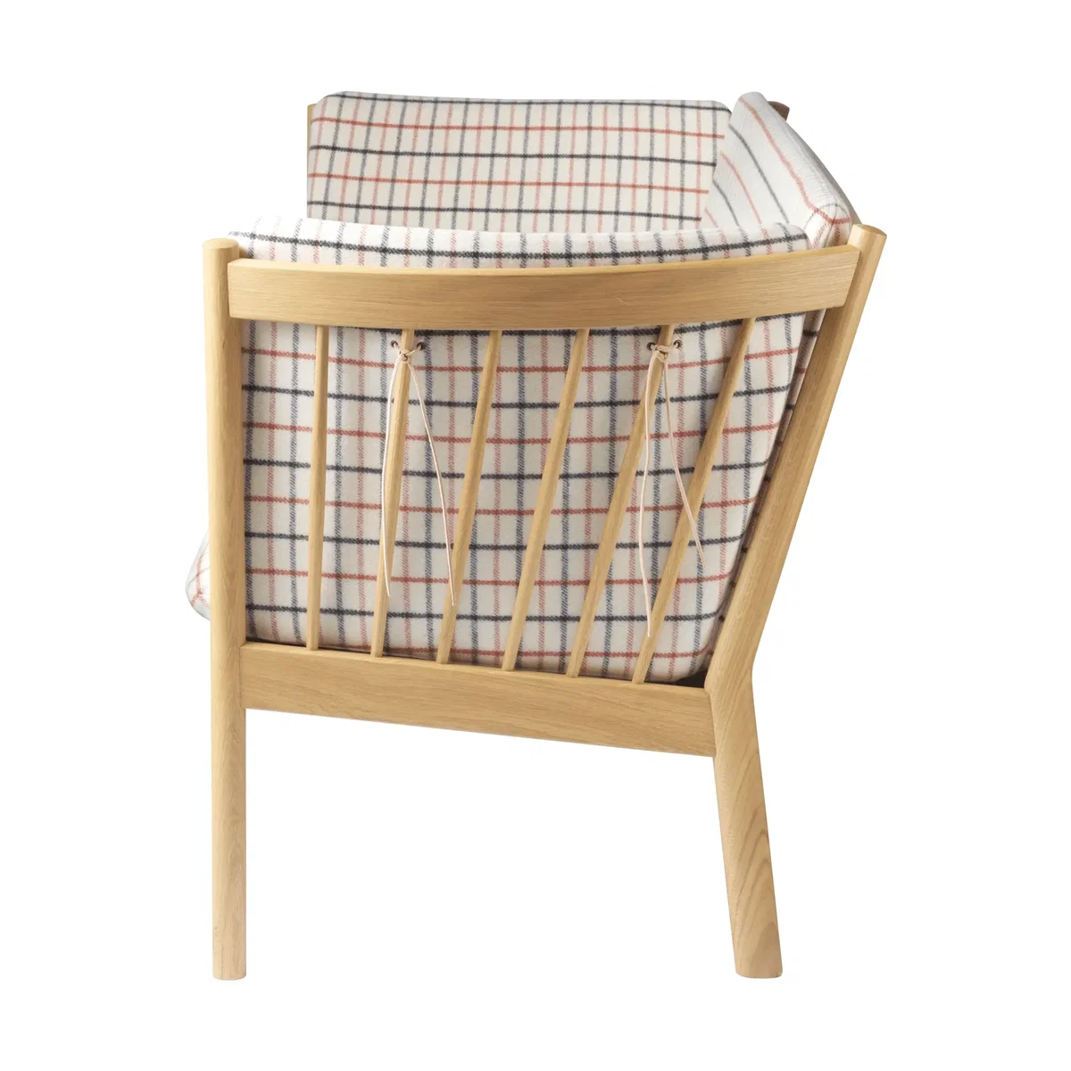 FDB Møbler L45 MK154 sofa Lacquered oak–beige fabric – image 3