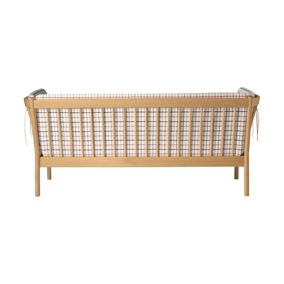 FDB Møbler L45 MK154 sofa Lacquered oak–beige fabric – image 4