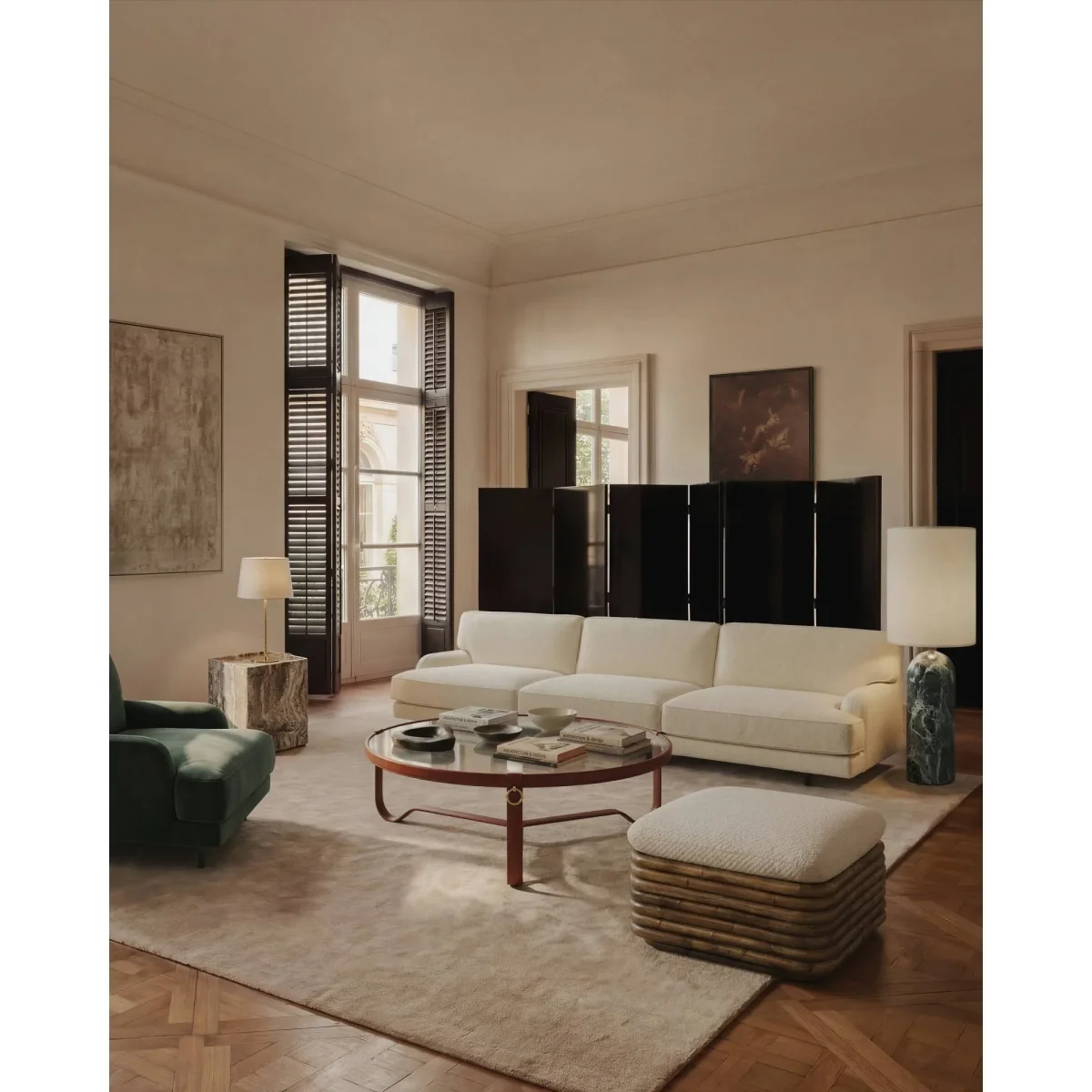 GUBI Flaneur sofa 2-seat Asator 0984-matt black 2-seater – image 2