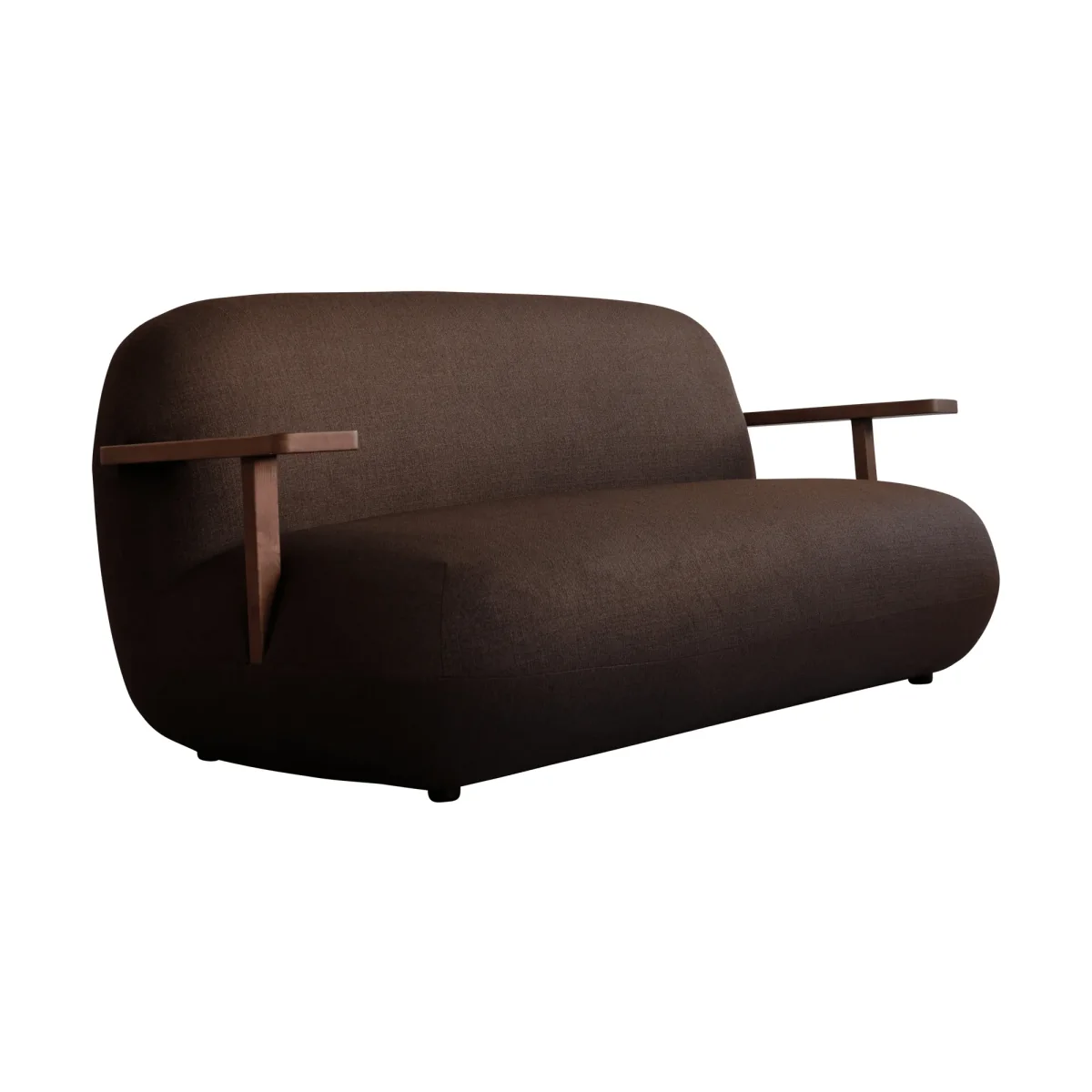 101 Copenhagen Toe Sofa Classic brown oak-dark brown – image 4