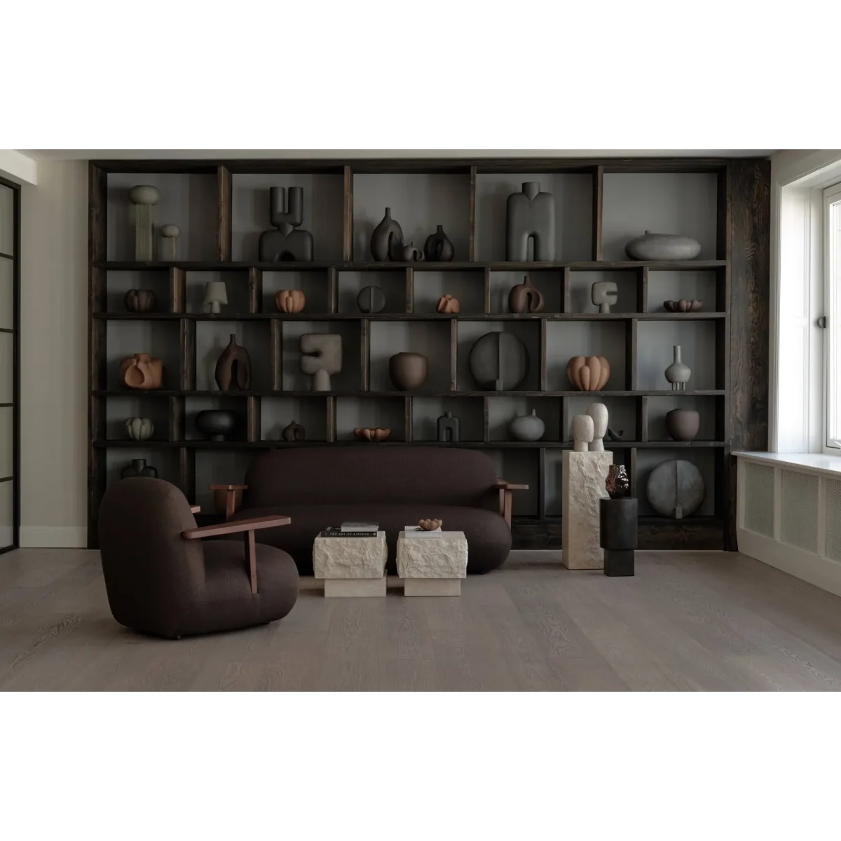 101 Copenhagen Toe Sofa Classic brown oak-dark brown – image 6