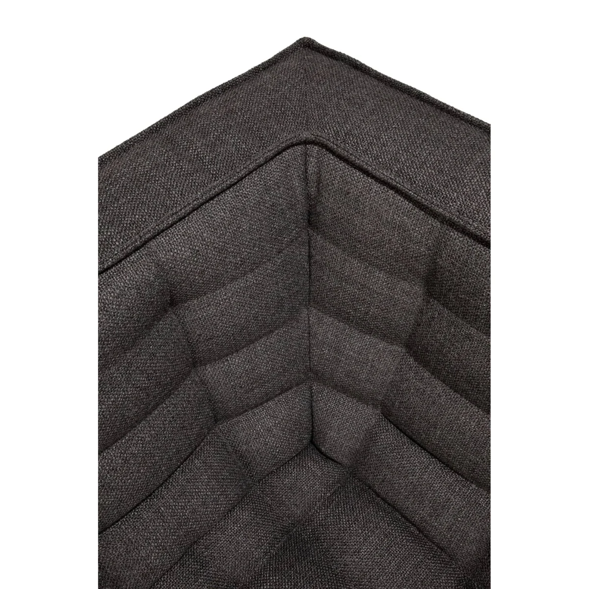 Ethnicraft N701 sofa 3 seater sofa Dark grey with armrests – image 4