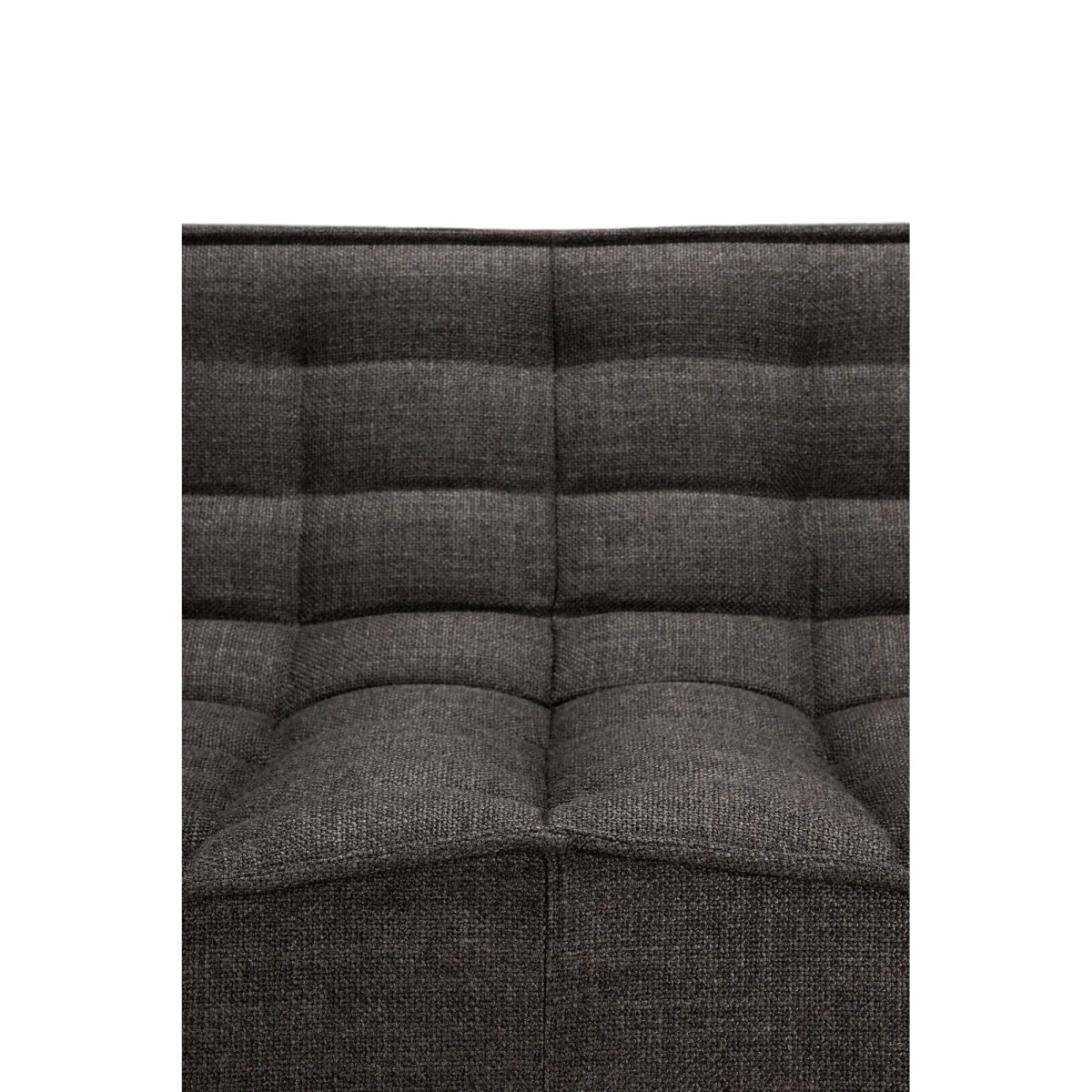Ethnicraft N701 sofa 3 seater sofa Dark grey with armrests – image 5