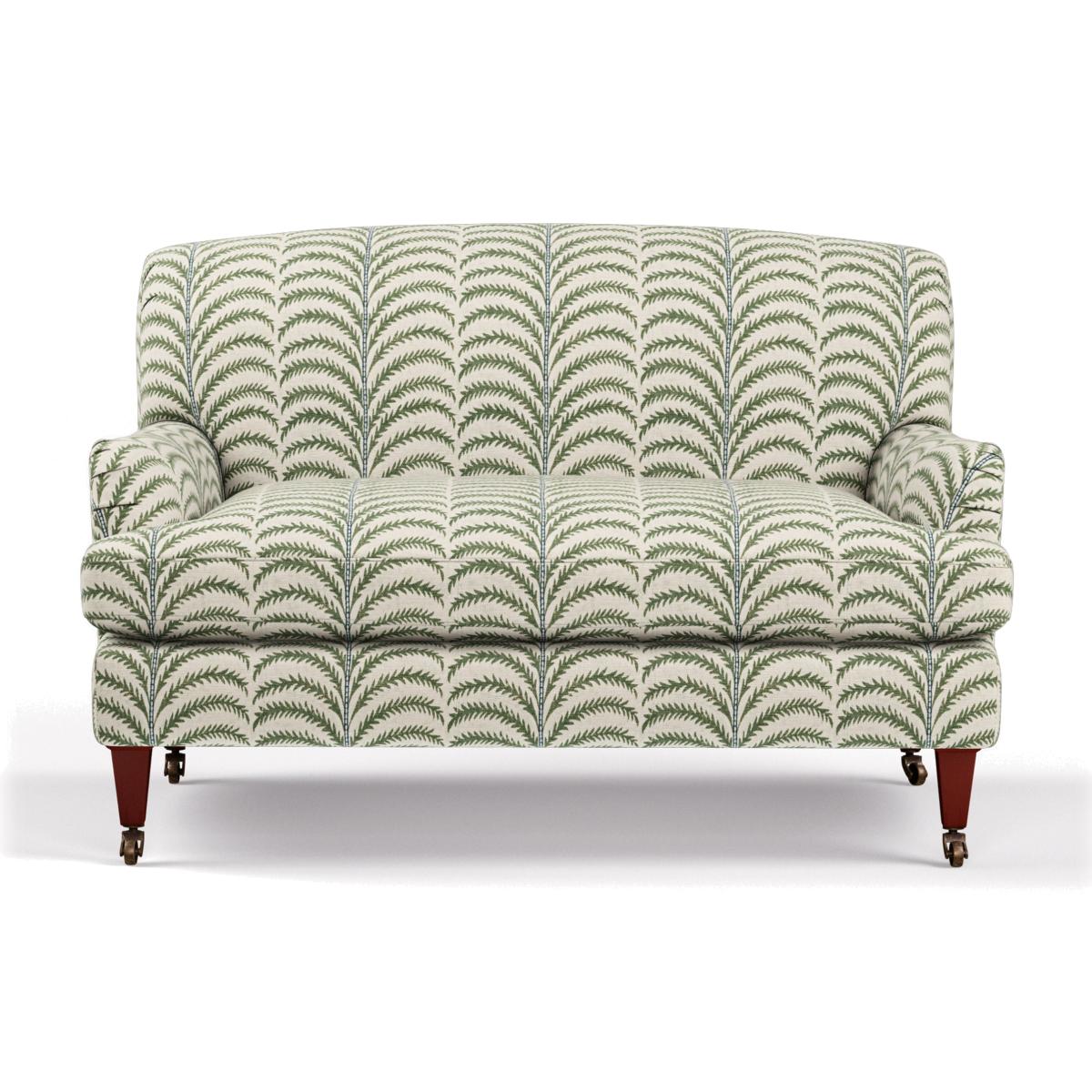 OKA, Coleridge 2-Seater Sofa with Fixed Areca Linen Cover - Putting Green, Sofa – image 1