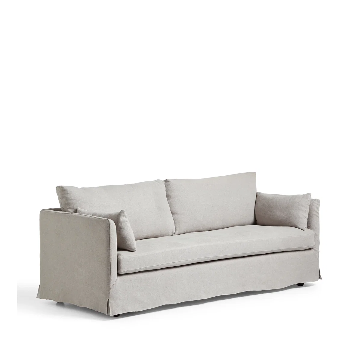 OKA, Solatium Linen 3 Seater Sofa - Silver Grey, Sofa – image 2