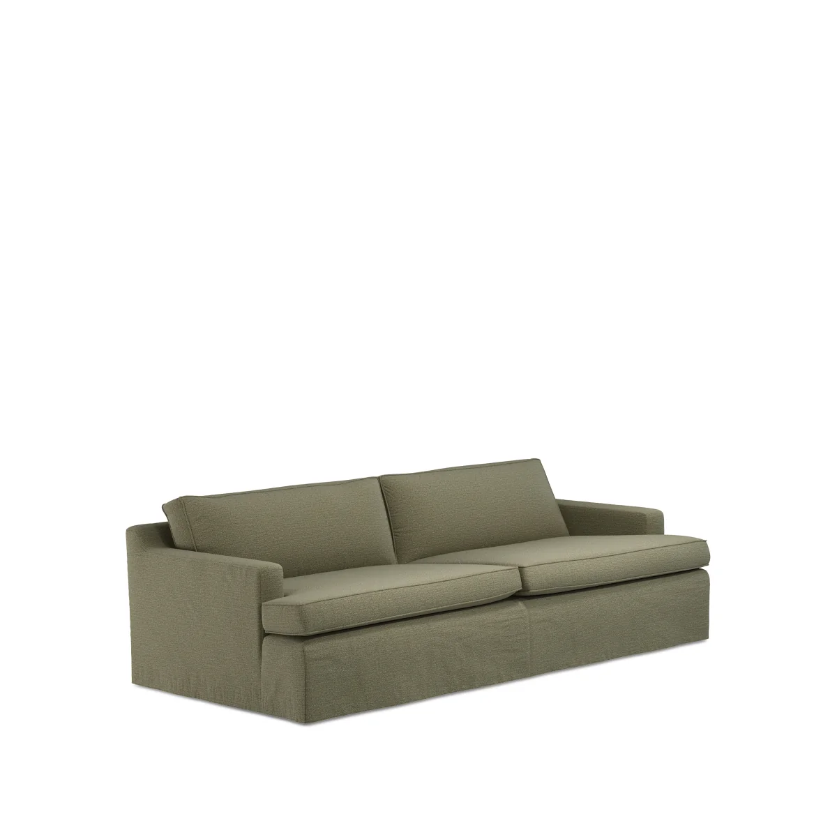 OKA, COVER ONLY - Beale Clever Linen Loose Cover for 3-Seater Sofa - Dune Green, MTO Sofa Loose Cover – image 2