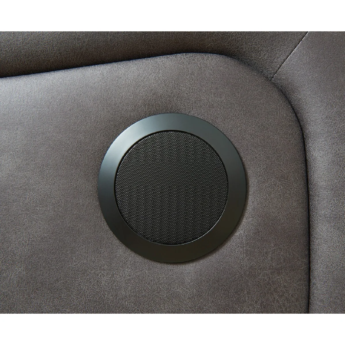Hanson Graphite Fabric 2 Seater Recliner Sofa with Media Console – image 9