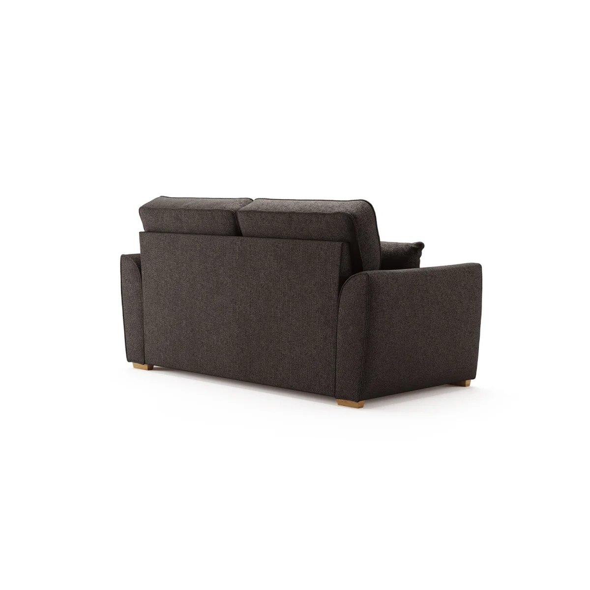 Bella Chocolate Fabric 2 Seater Sofa – image 2