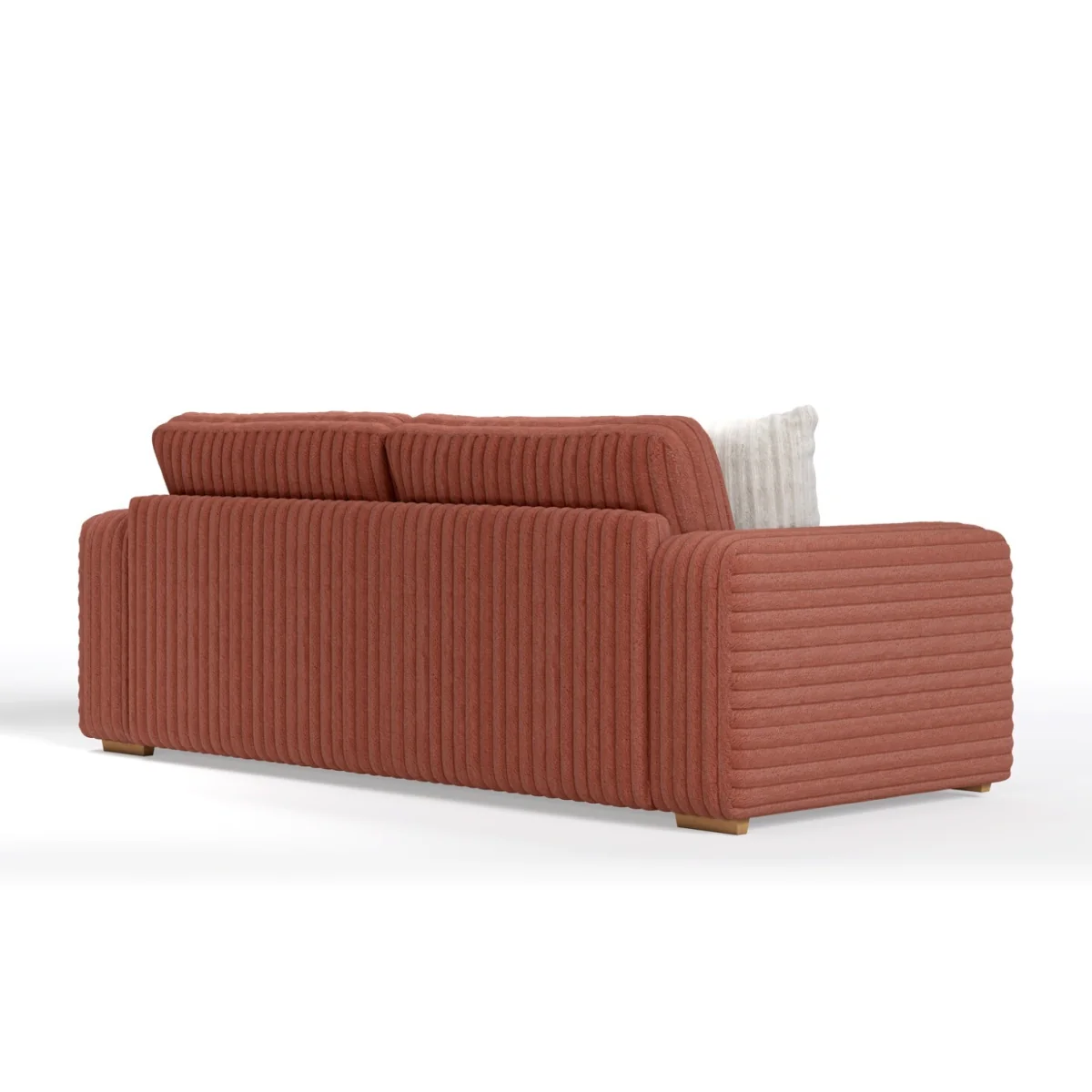 Milan Russet Fabric 3 Seater Sofa – image 3