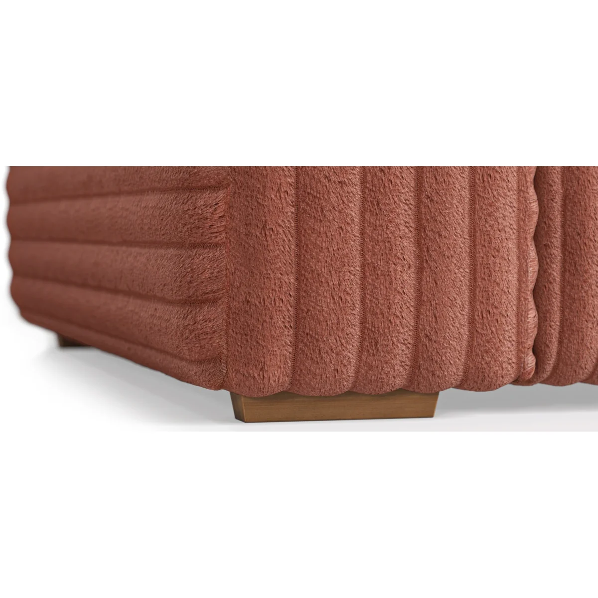 Milan Russet Fabric 3 Seater Sofa – image 10