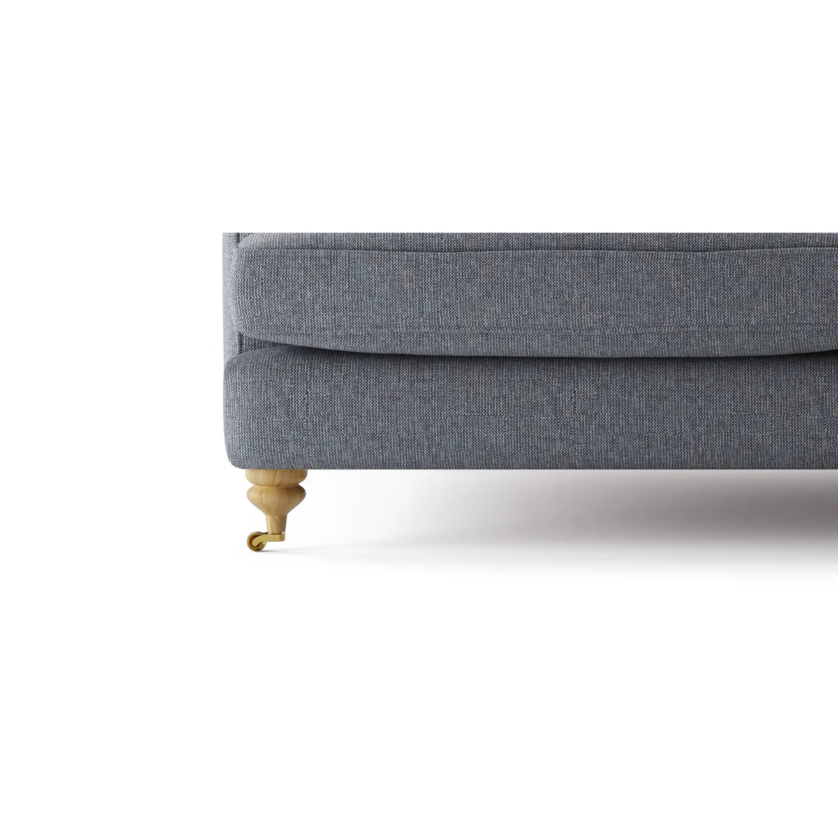 Chilworth Navy Fabric 3 Seater Sofa with Navy Cushions – image 11