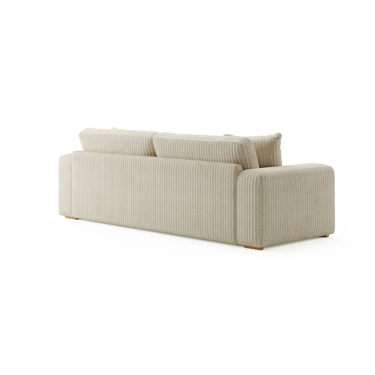 Milan Stone Fabric 4 Seater Sofa – image 2