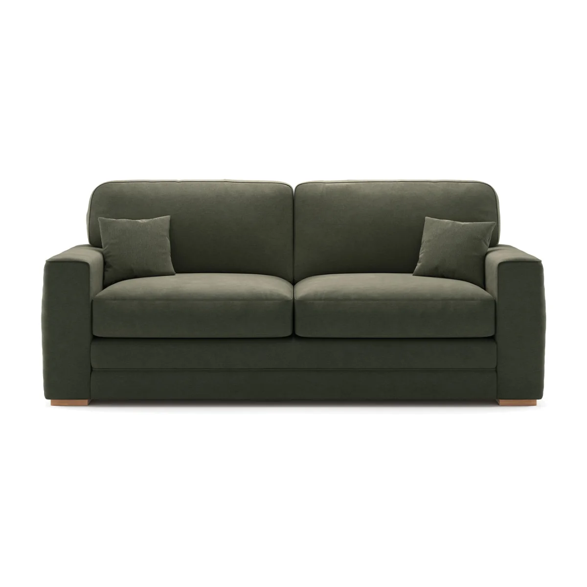Madden Pewter Fabric Three Seater Sofa – image 1
