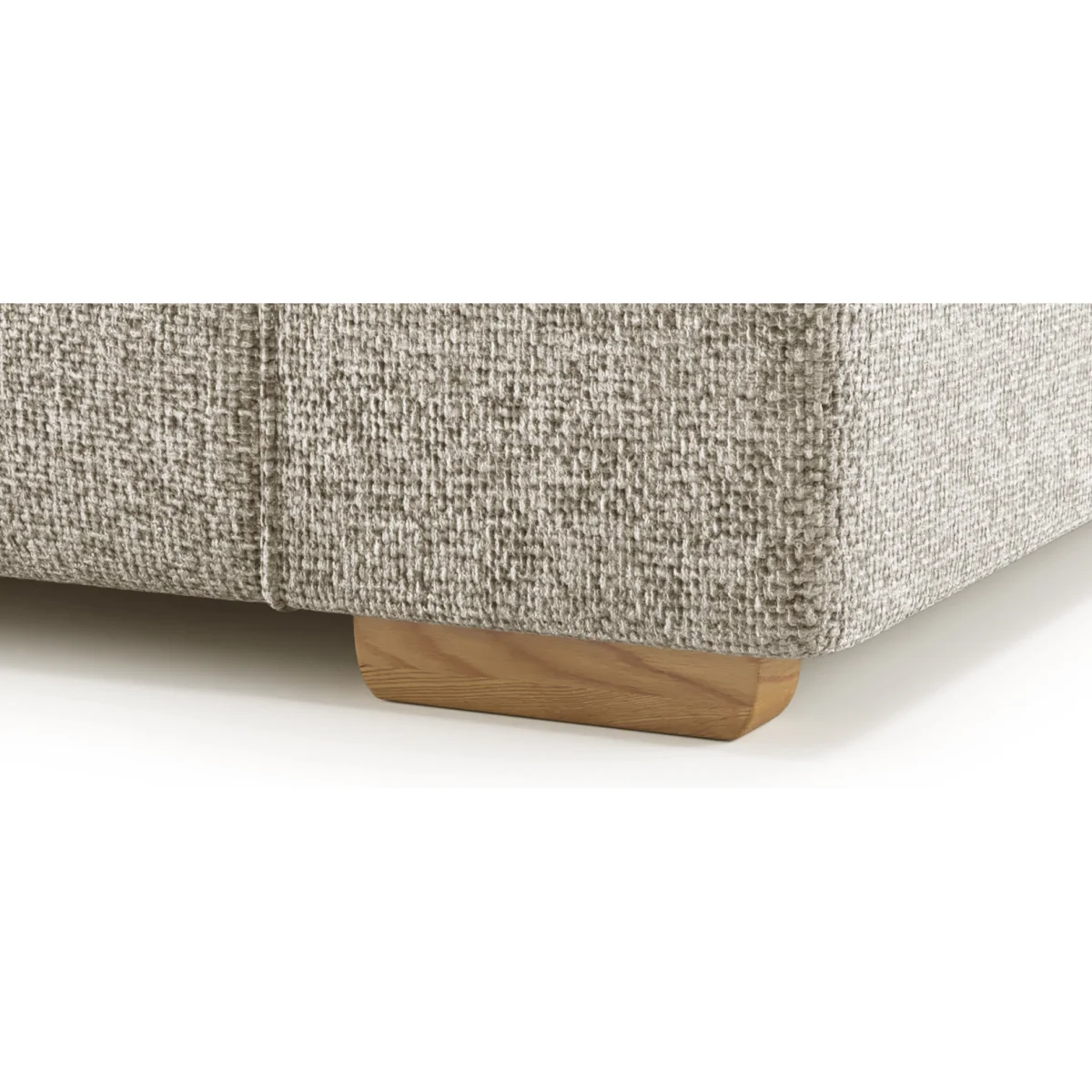 Jasper Natural Chenille Fabric 2 Seater Sofa – image 6