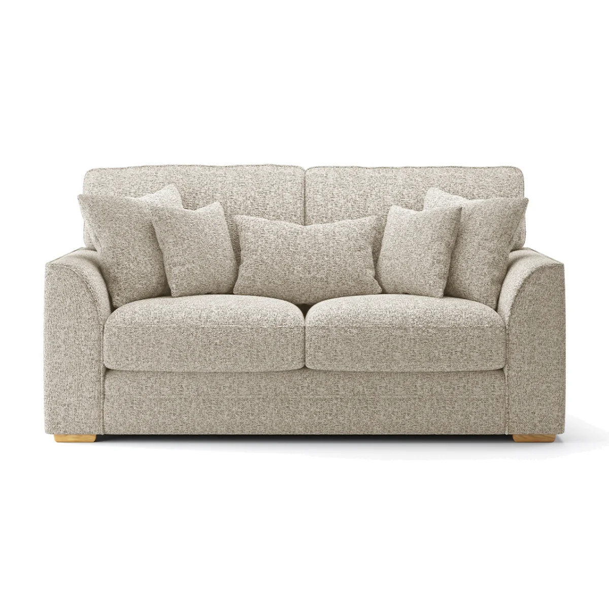 Jasper Natural Chenille Fabric 2 Seater Sofa – image 1