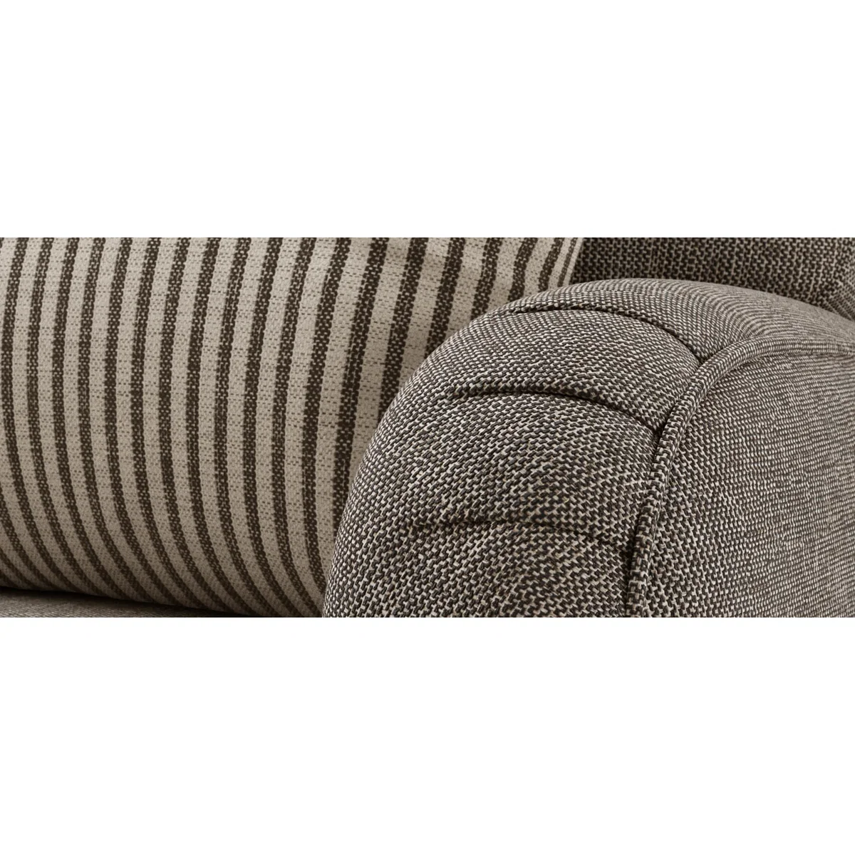 Chilworth Grey Fabric 3 Seater Sofa with Grey Cushions – image 10