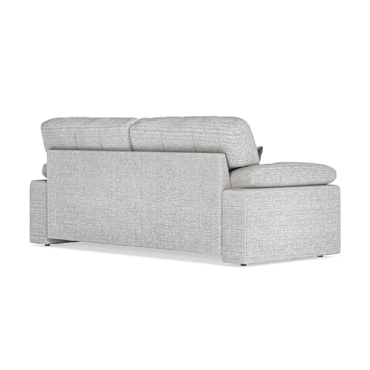 Helston Silver Fabric 3 Seater Sofa – image 3