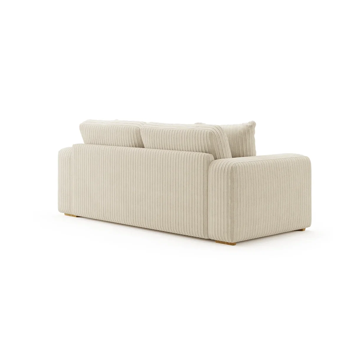 Milan Ivory Fabric 2 Seater Sofa – image 2