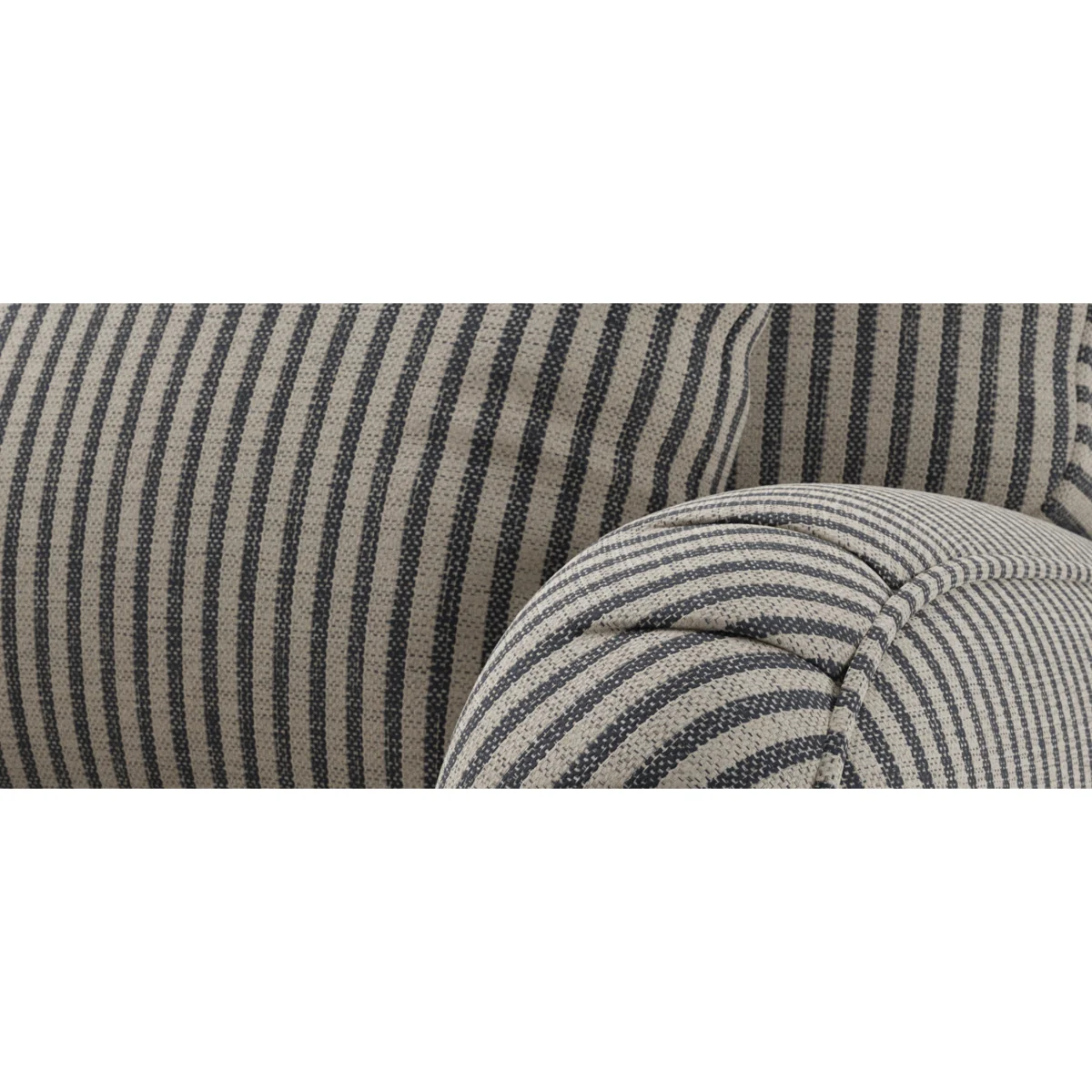 Chilworth Cove Navy Striped Fabric 3 Seater Sofa – image 7