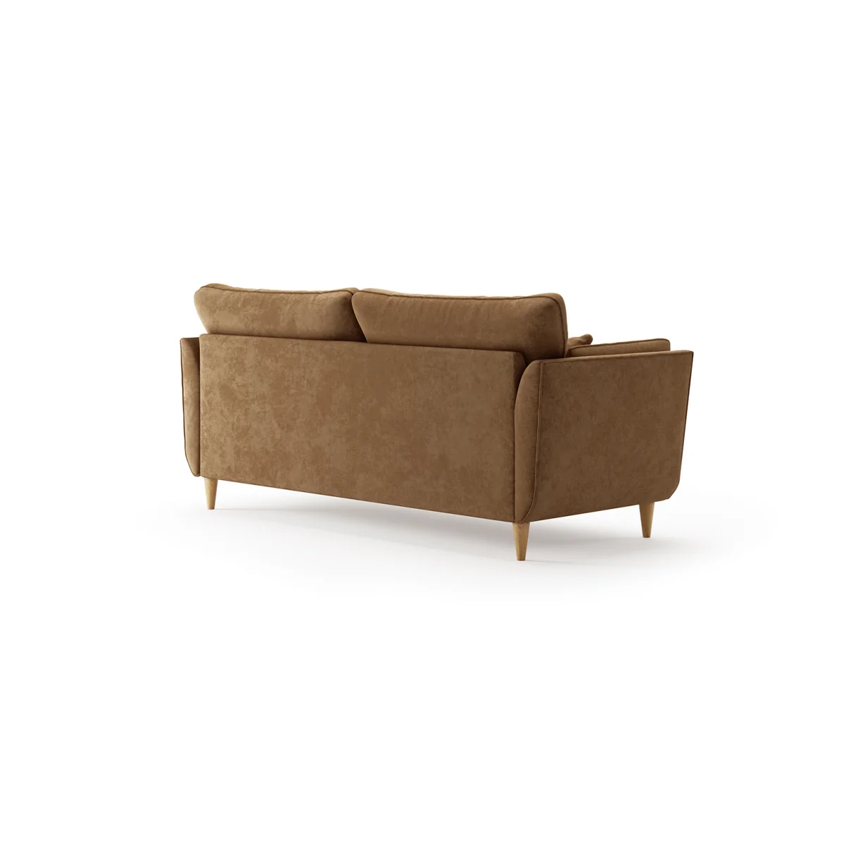 Capri Almond Fine Chenille Fabric 3 Seater Sofa – image 2