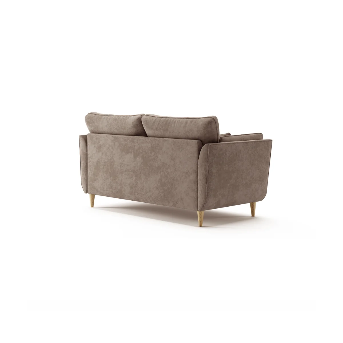 Capri Latte Chenille Fabric 2 Seater Sofa – image 2