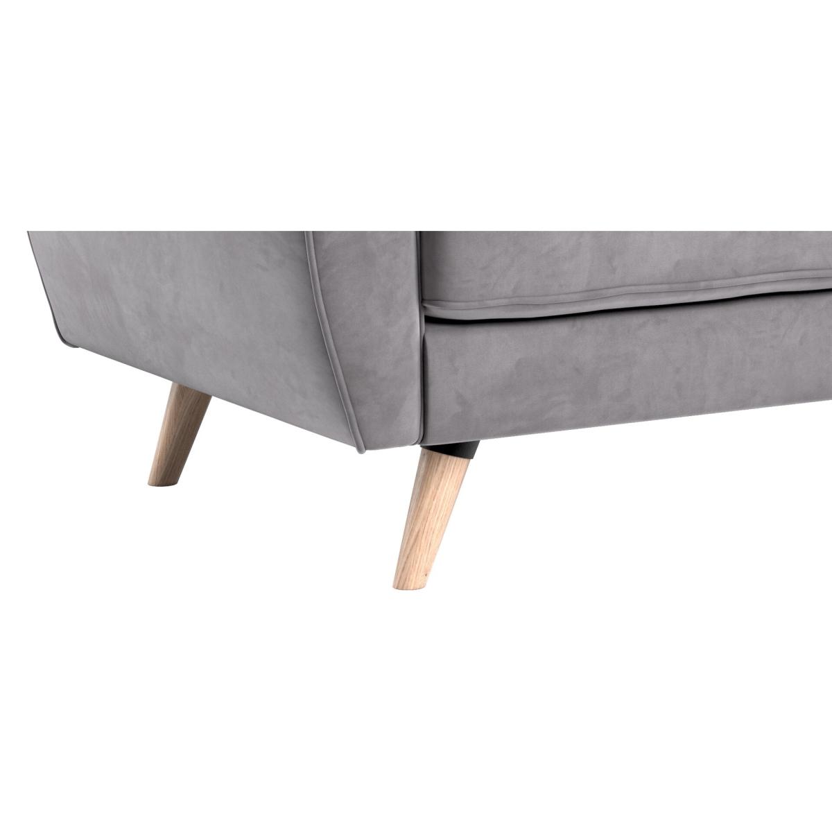 Brooke Grey Velvet 3 Seater Sofa – image 8