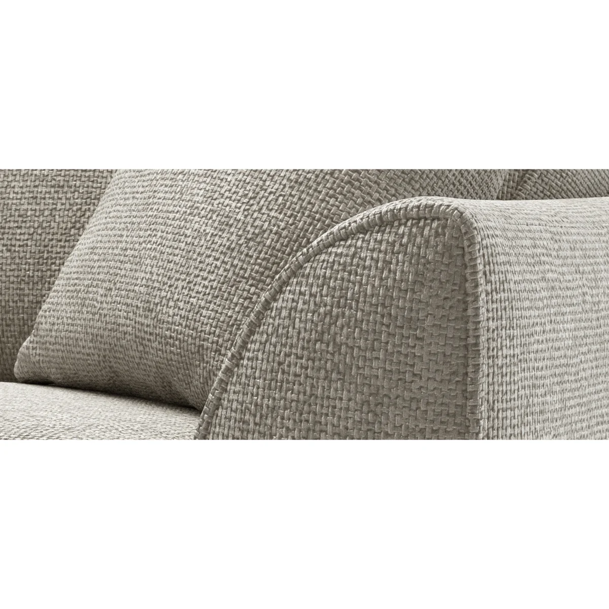 Bella Stone Fabric 3 Seater Sofa – image 8