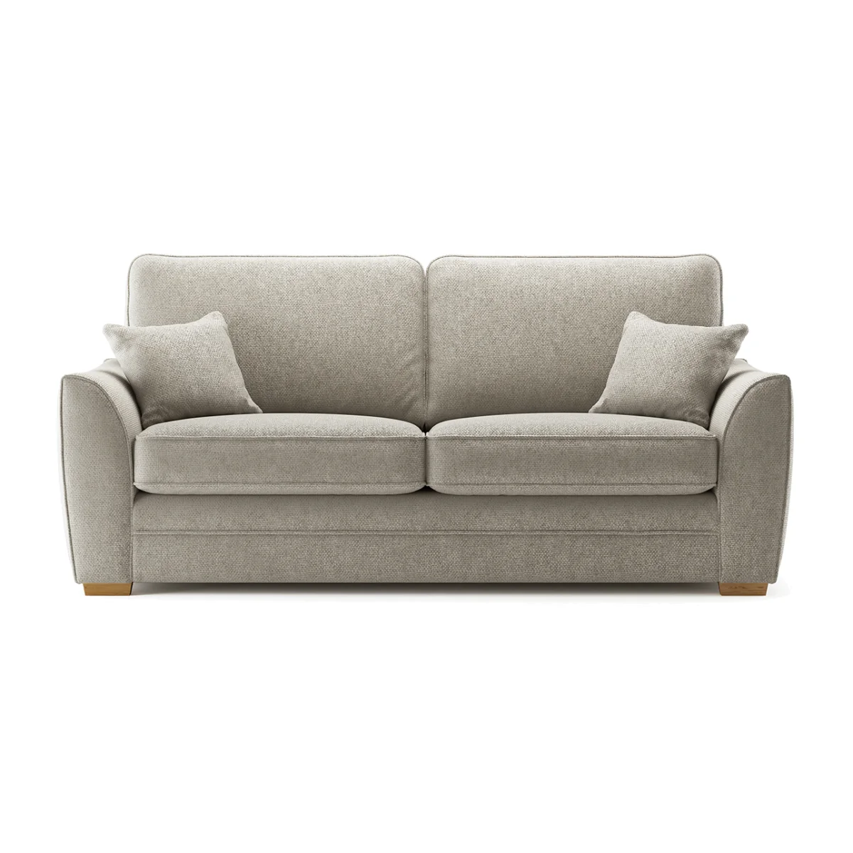 Bella Stone Fabric 3 Seater Sofa – image 1