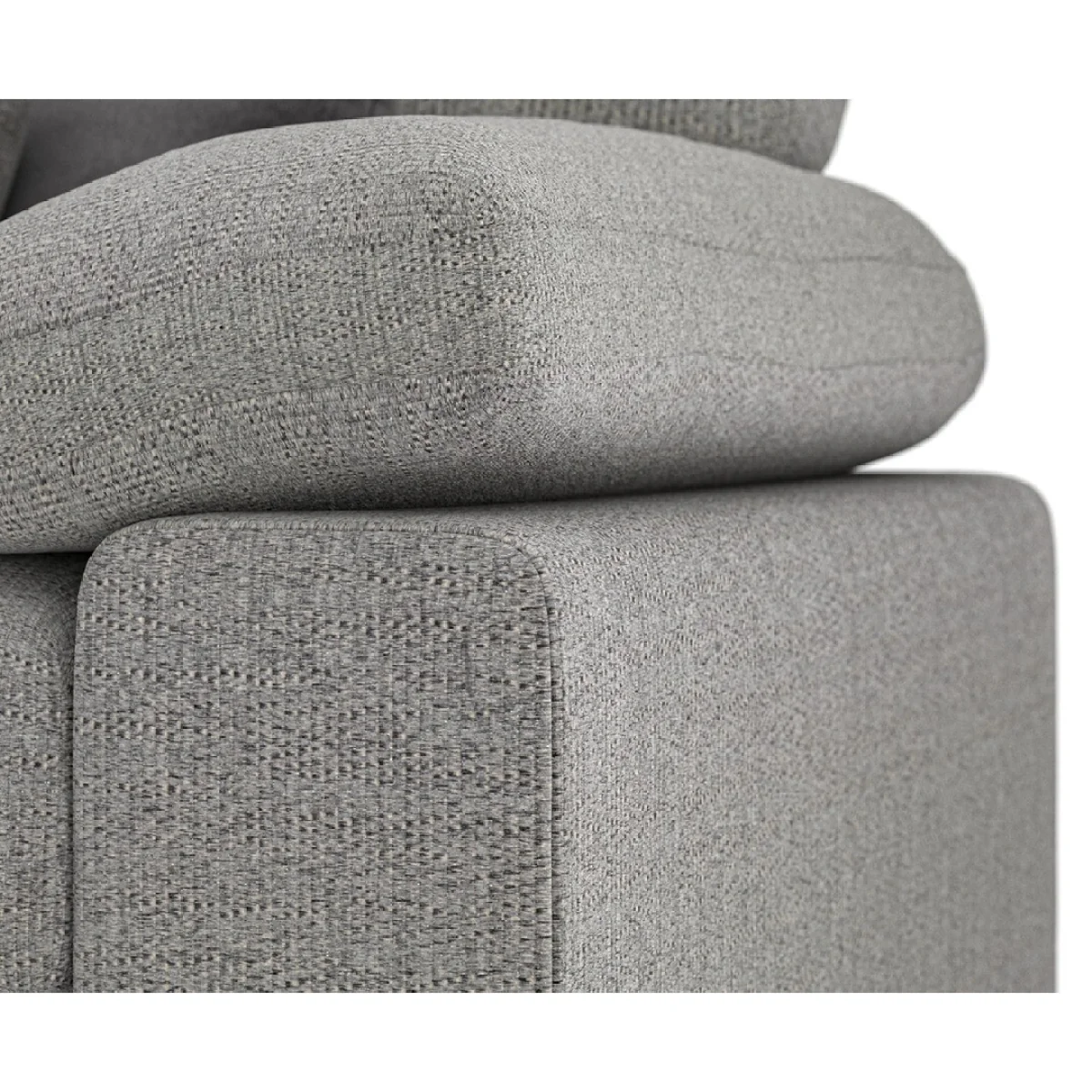 Helston Steel Fabric 4 Seater Sofa – image 4