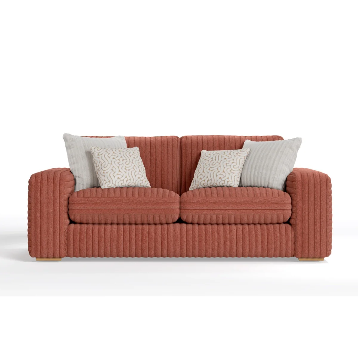 Milan Russet Fabric 2 Seater Sofa – image 2
