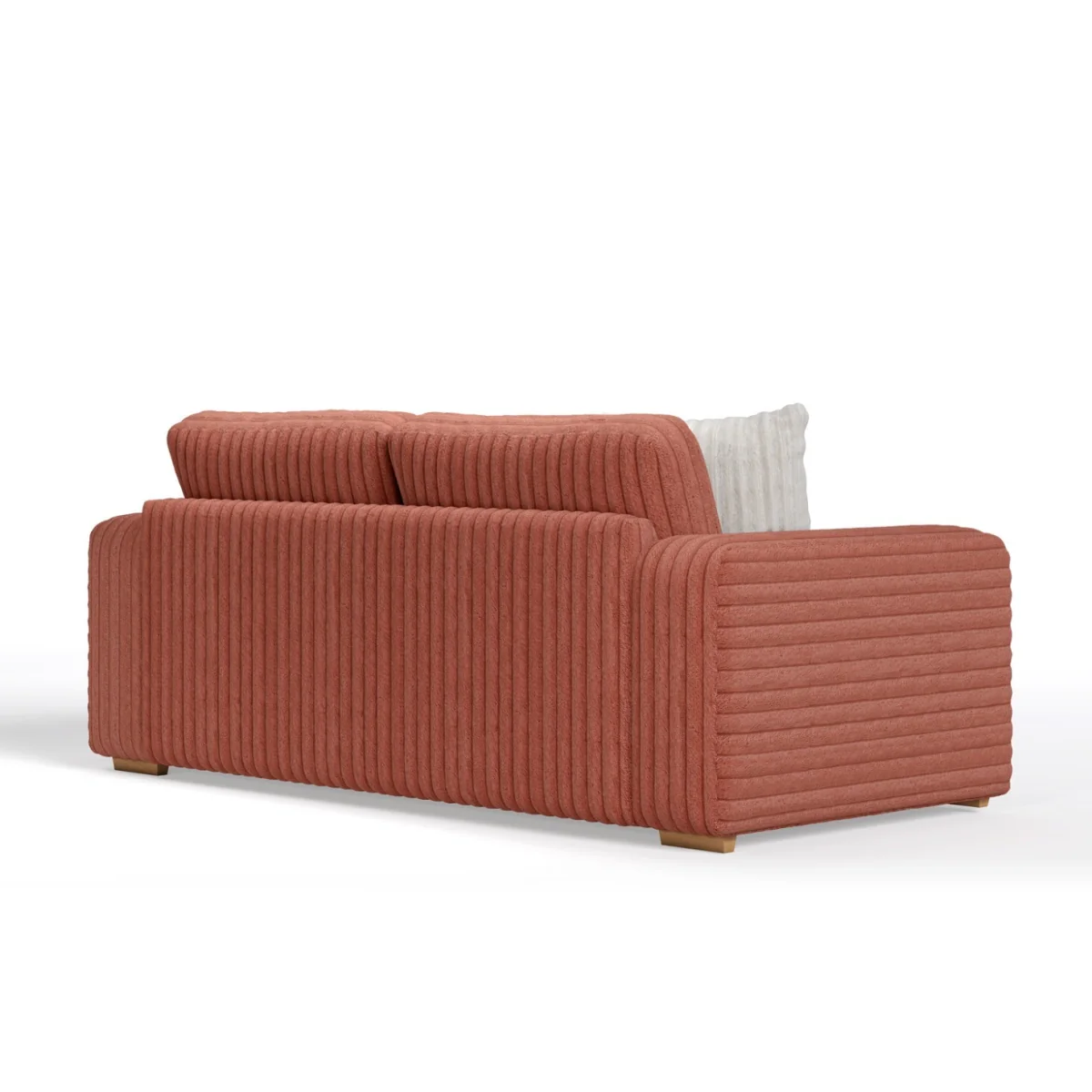 Milan Russet Fabric 2 Seater Sofa – image 3