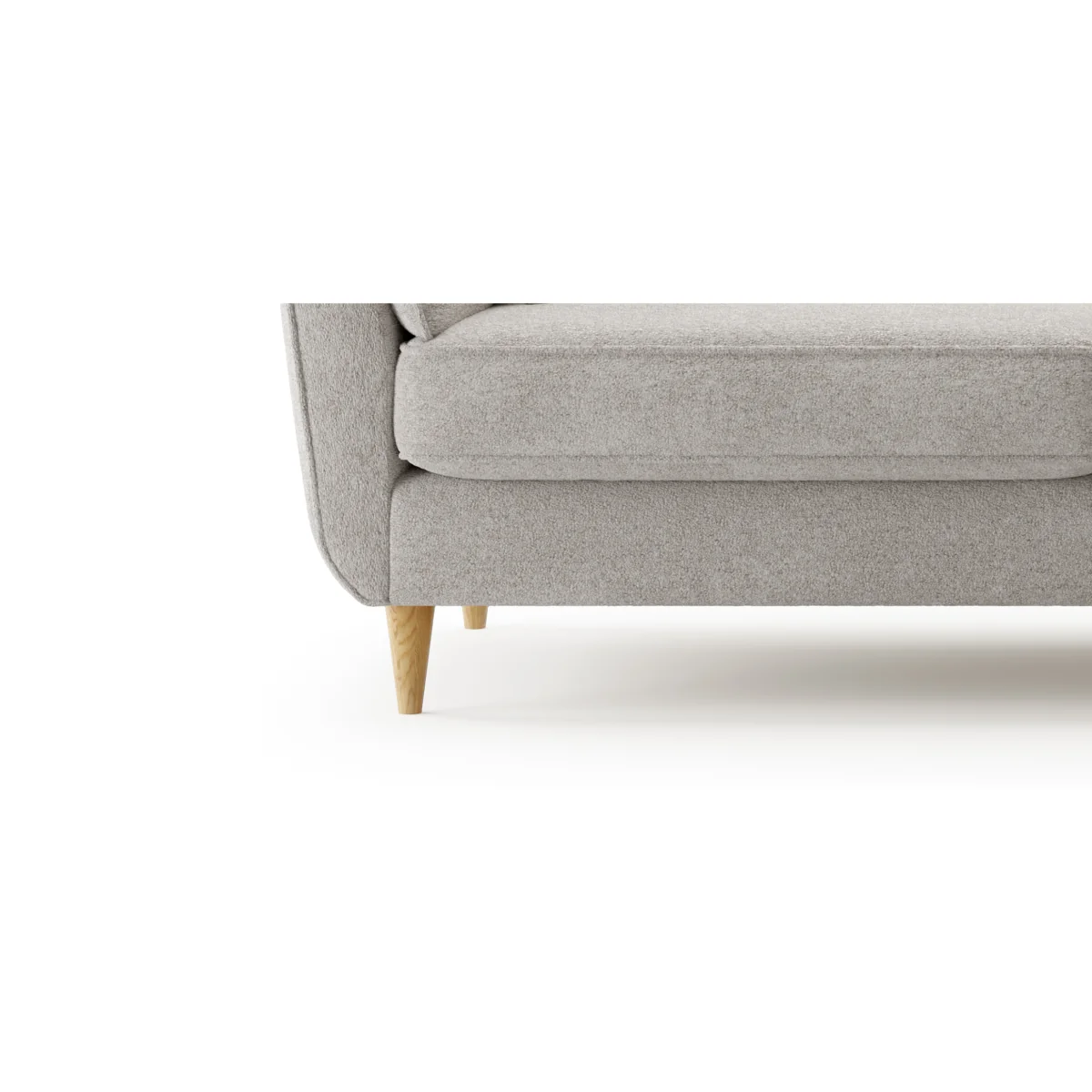 Capri Cloud Boucle Fabric 3 Seater Sofa – image 6