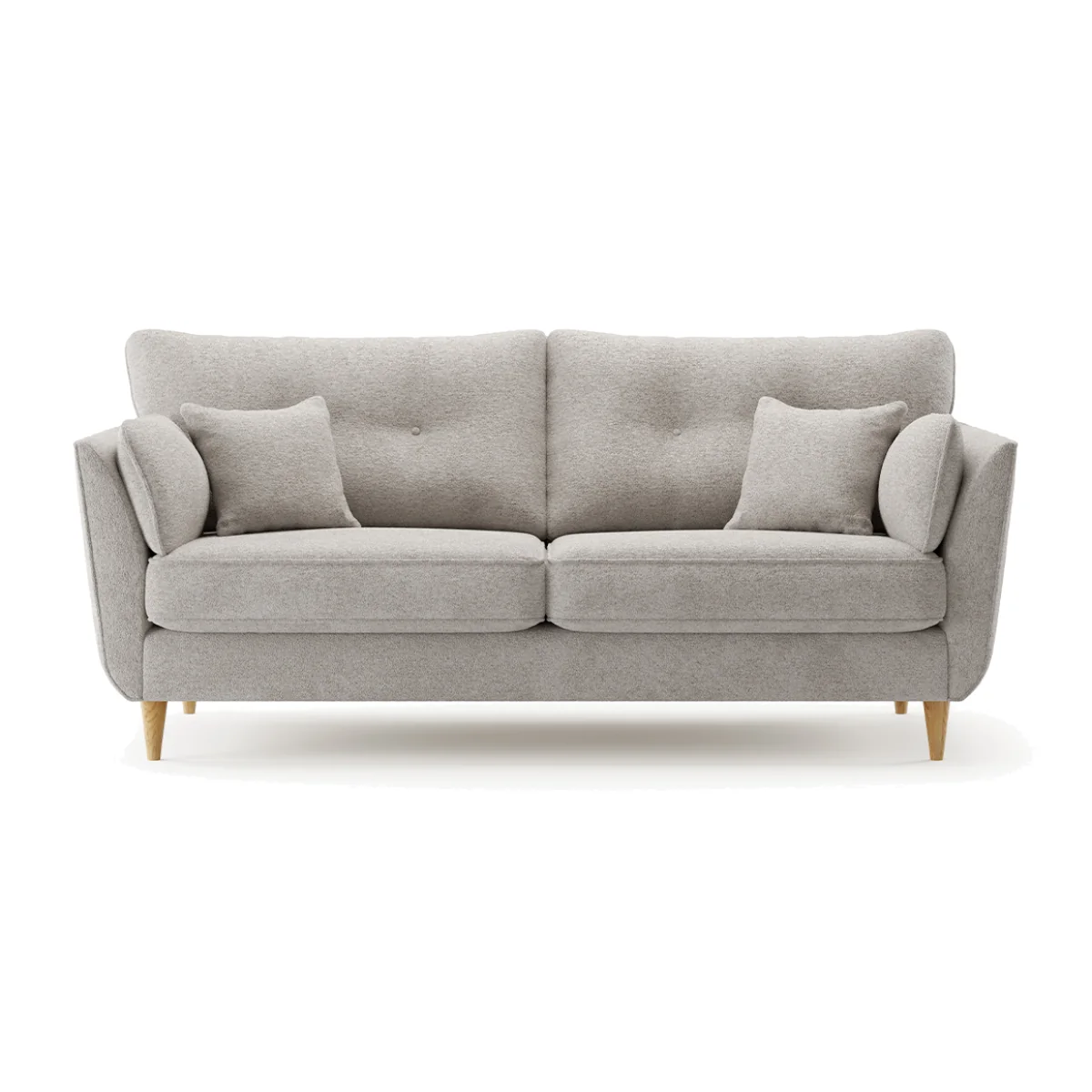 Capri Cloud Boucle Fabric 3 Seater Sofa – image 1