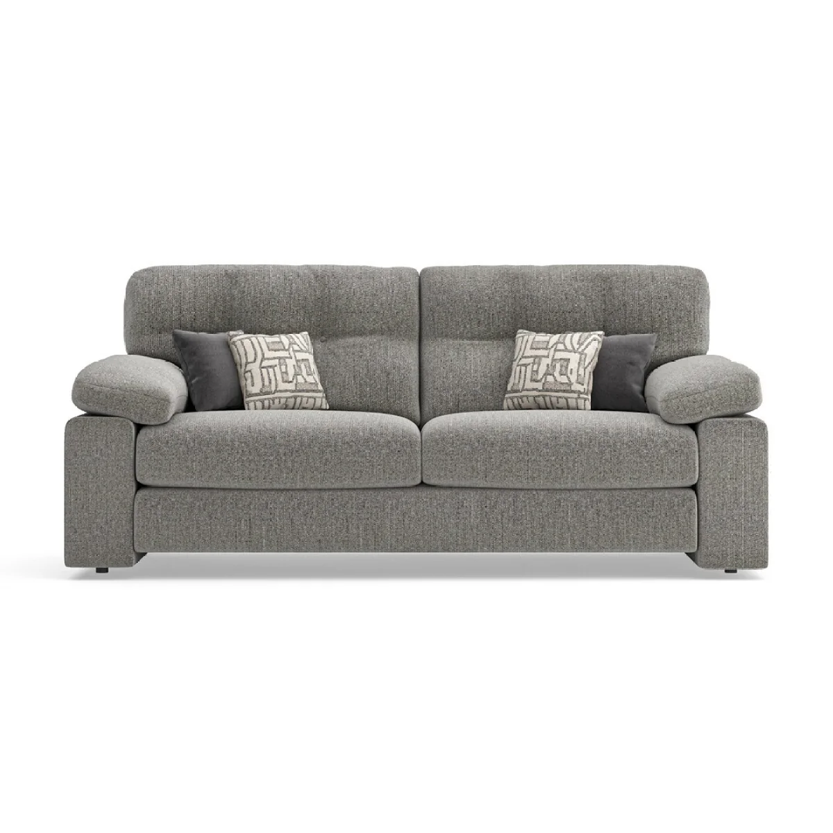 Helston Steel Fabric 3 Seater Sofa – image 2