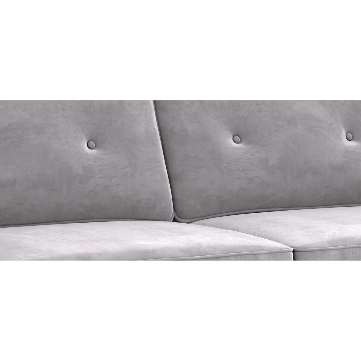 Brooke Grey Velvet 2 Seater Sofa – image 8