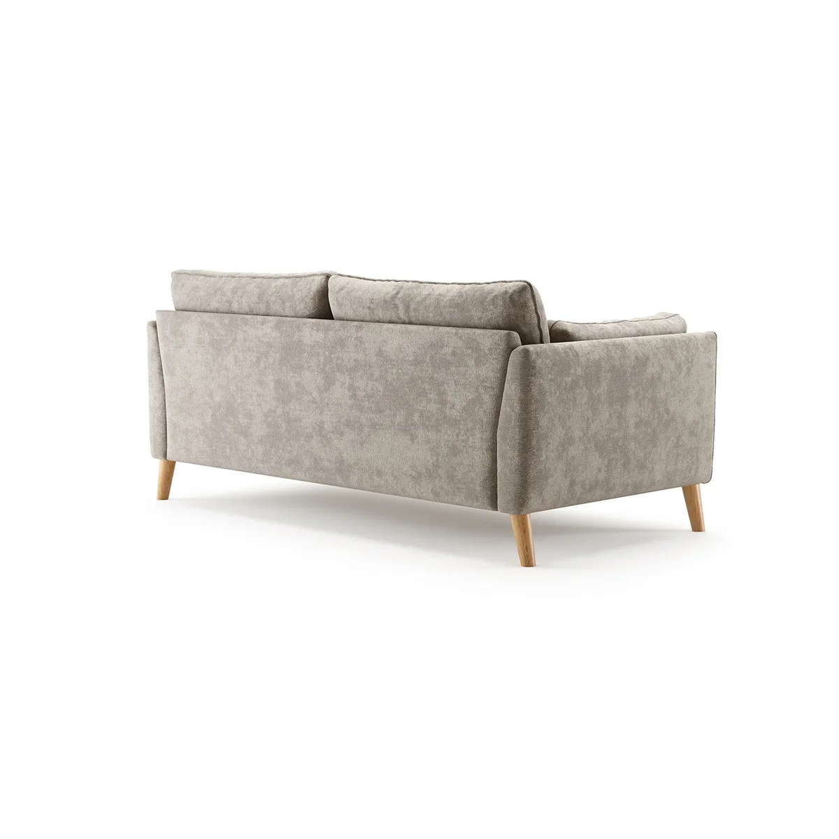 Palermo Truffle Chenille Fabric 3 Seater Sofa – image 3