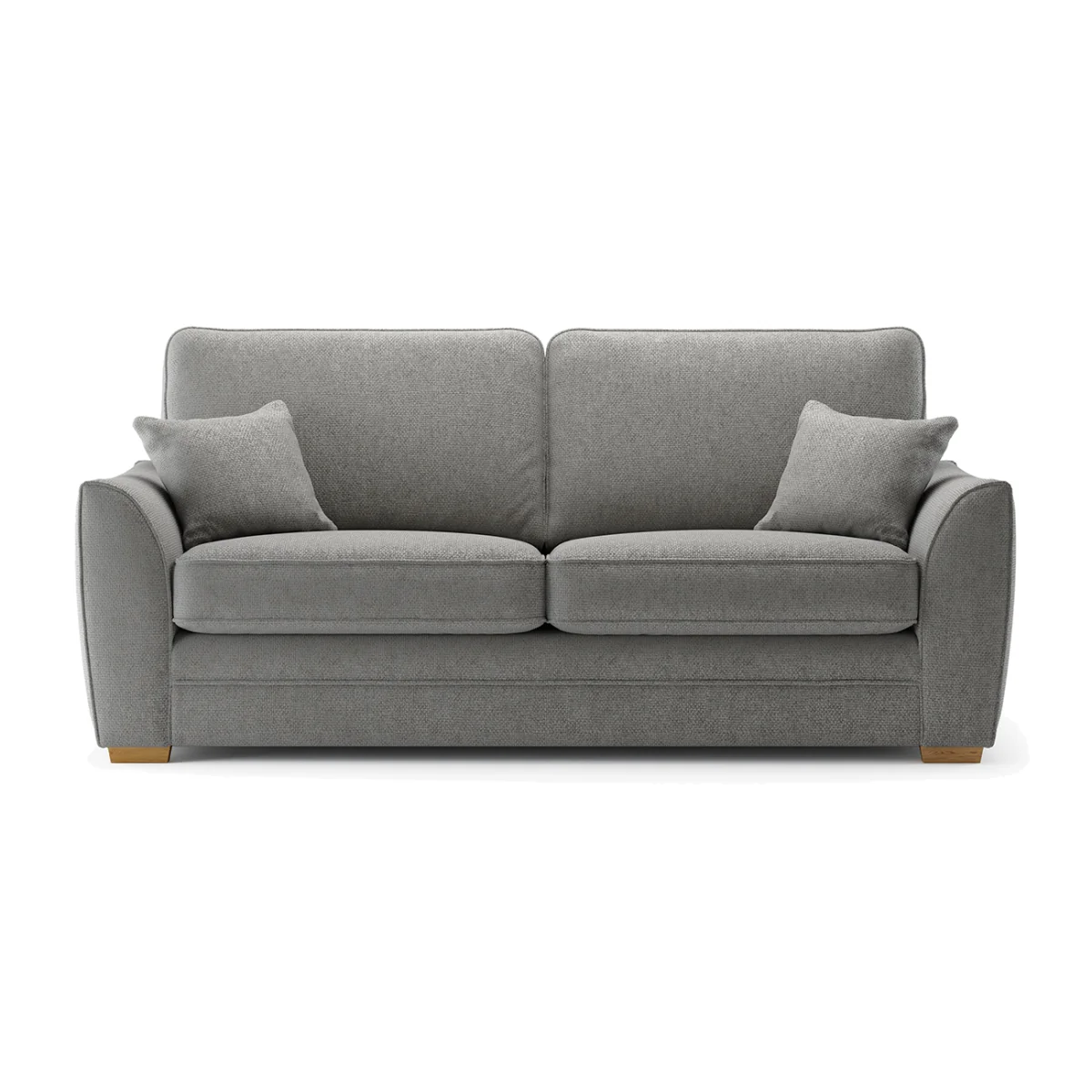 Bella Grey Fabric 3 Seater Sofa – image 1