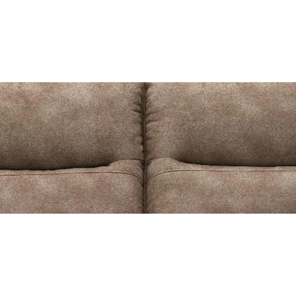 Sinclair Earth Brown Fabric 2 Seater Recliner Sofa – image 5