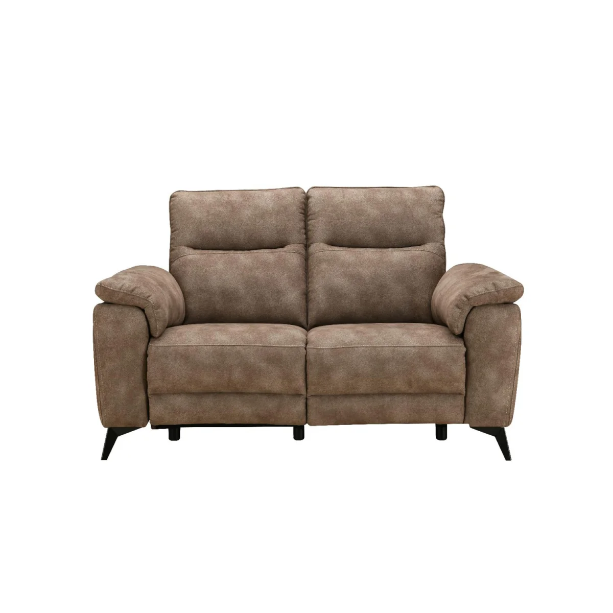 Sinclair Earth Brown Fabric 2 Seater Recliner Sofa – image 6
