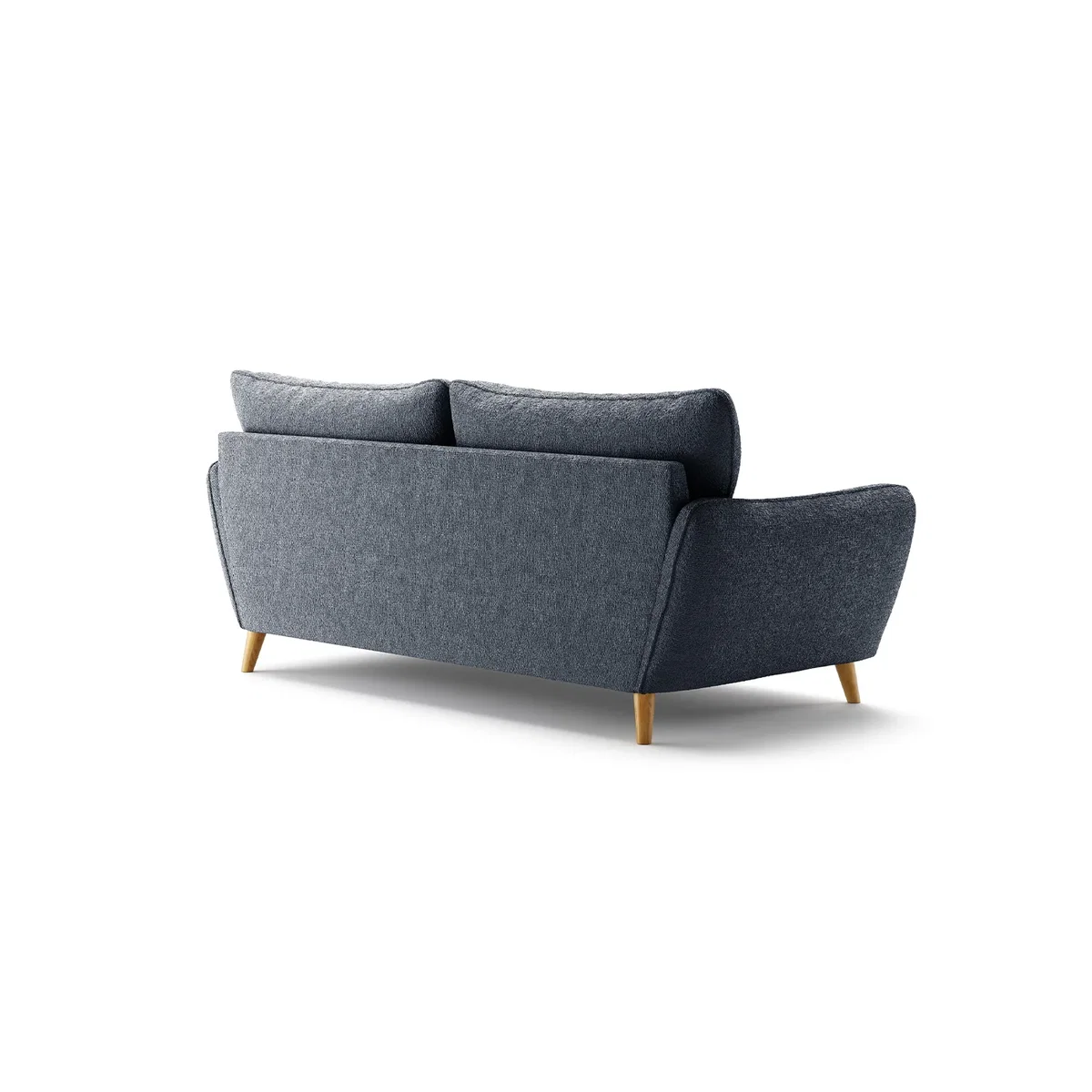 Palma Navy Chenille Fabric 3 Seater Sofa – image 2