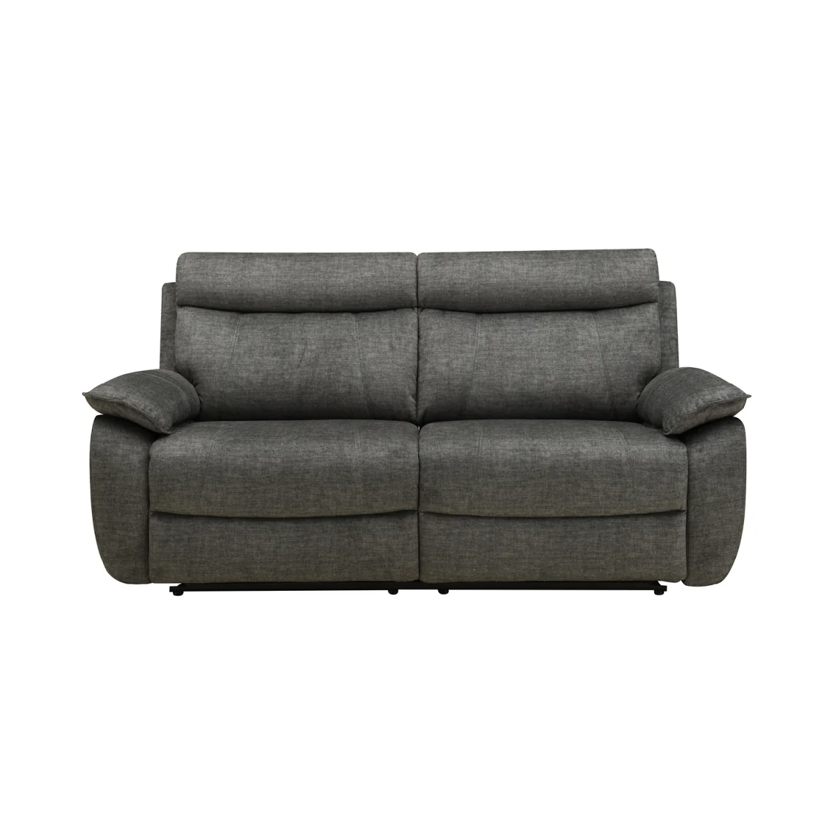 Albany Charcoal Fabric 3 Seater Recliner Sofa – image 2