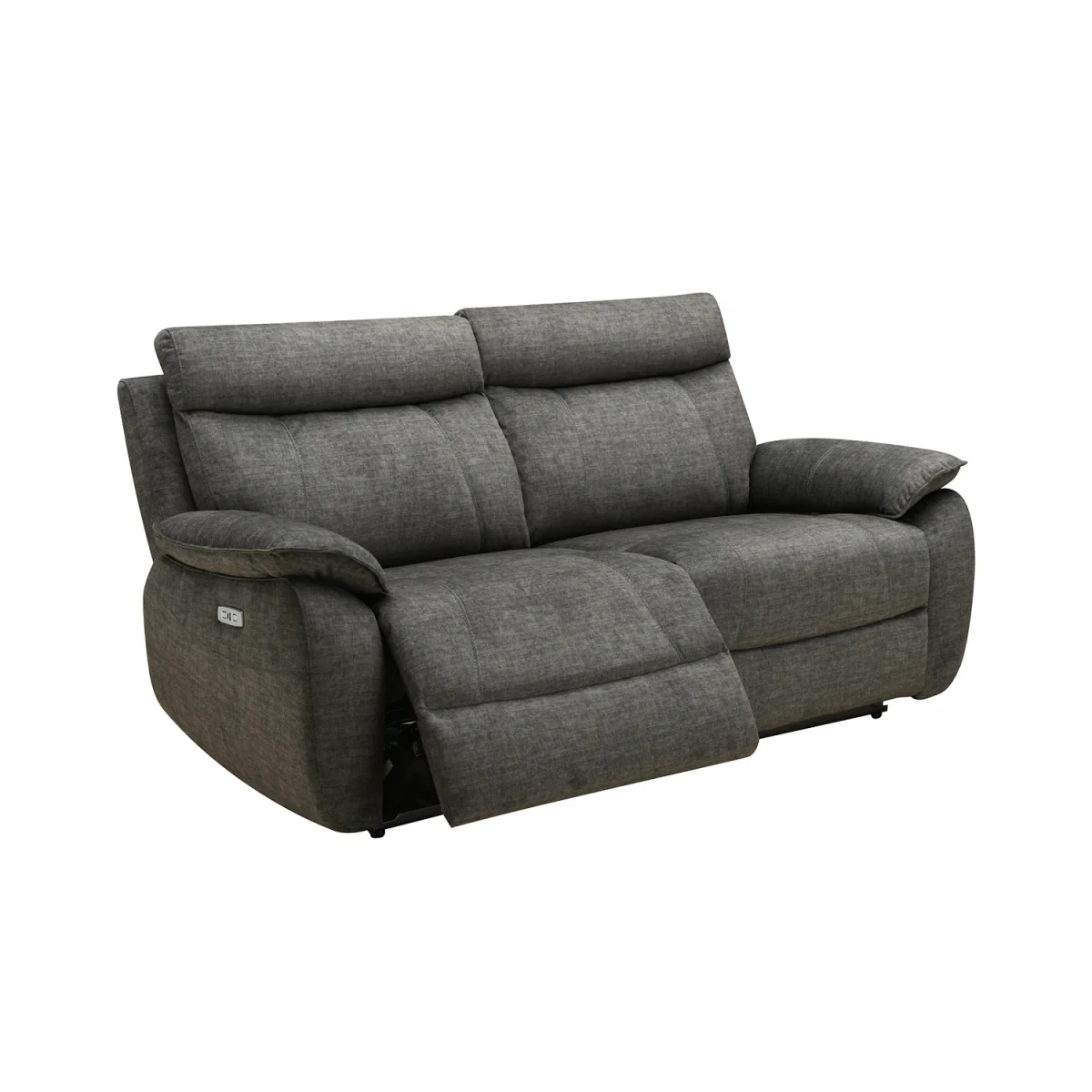Albany Charcoal Fabric 3 Seater Recliner Sofa – image 3