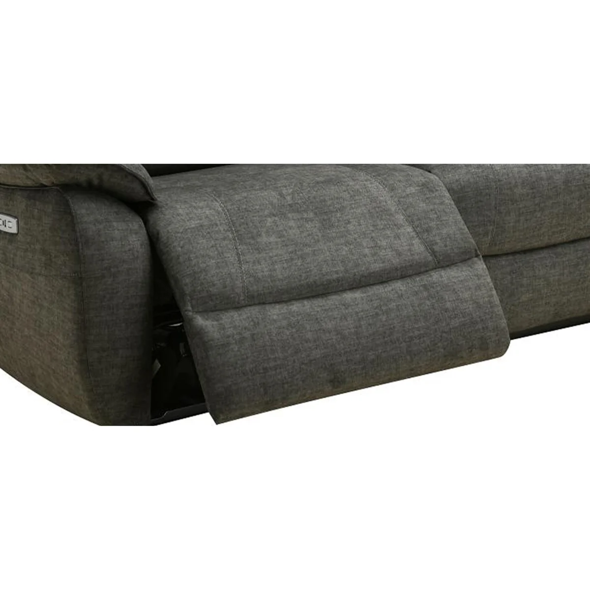 Albany Charcoal Fabric 3 Seater Recliner Sofa – image 5